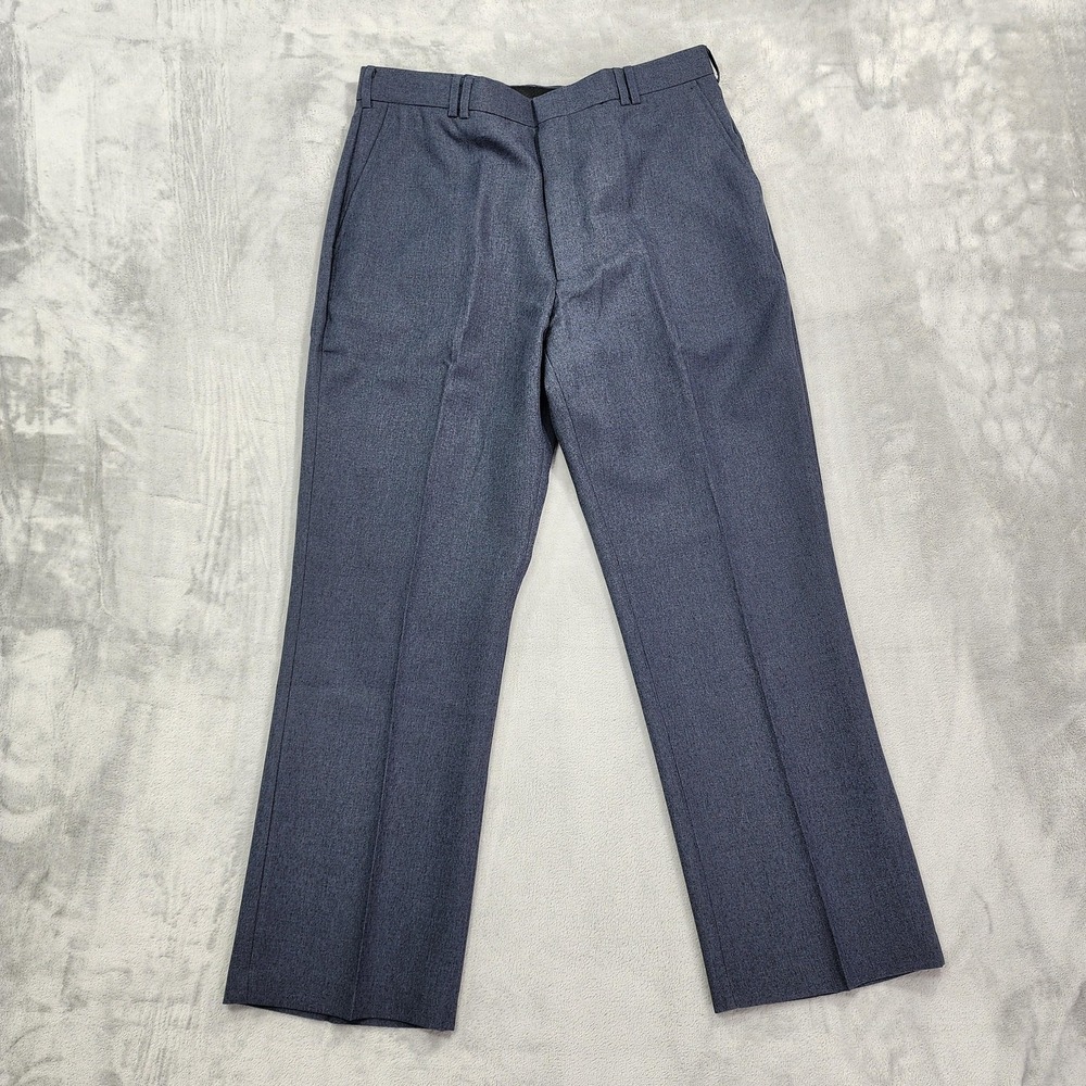 Vintage Botany 500 Pants Mens 36x30 Gray Classic Microfiber Straight Leg Office‎